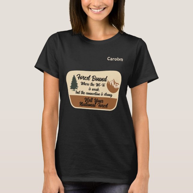 T-shirt "Vous ne saurez jamais à moins d'y aller" Custom W (Devant)