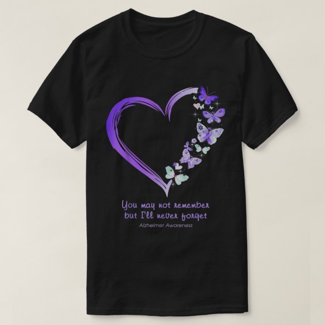 T-shirt Vous ne vous souvenez peut-être pas, mais je n'oub (Design devant)