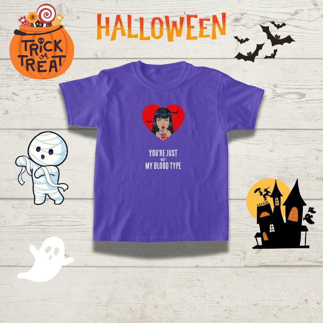 T-shirt "Vous n'êtes pas mon groupe sanguin" Funny Vampire (Créateur téléchargé)