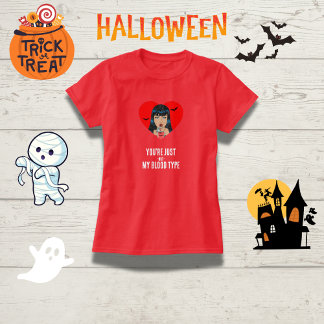 T-shirt "Vous n'êtes pas mon groupe sanguin" Funny Vampire