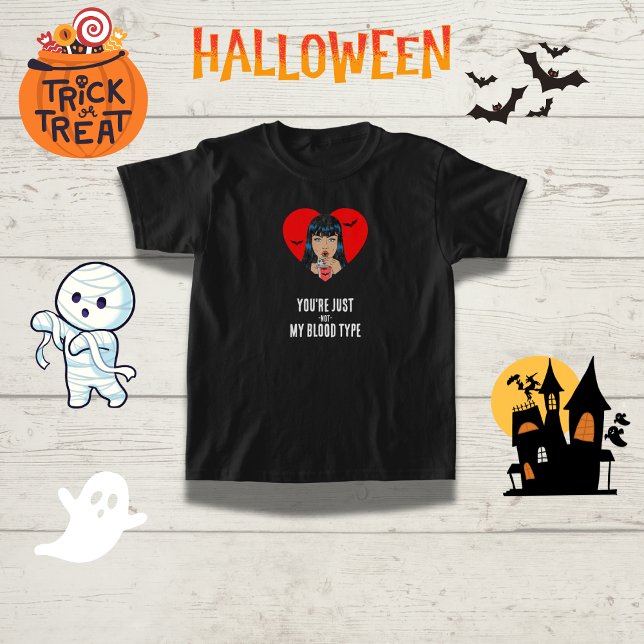 T-shirt "Vous n'êtes pas mon groupe sanguin" Funny Vampire (Créateur téléchargé)