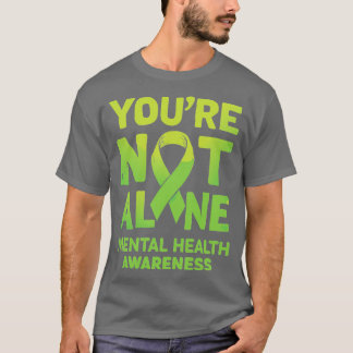 T-shirt Vous n'êtes pas seul.e Sensibilisation à la santé