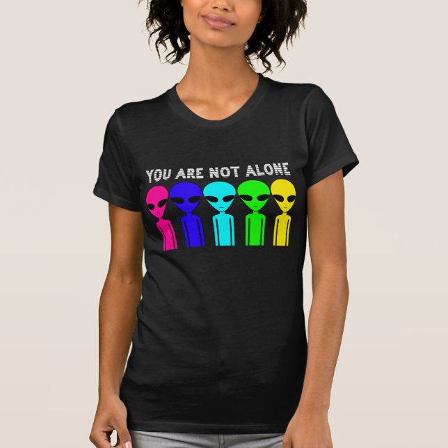 T-shirt Vous N'Êtes Pas Seule Chemise (Devant)