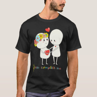 T-shirt Vous Nous Complétez Grossesse Amour Bonne Famille