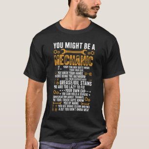 T-shirt Vous Pourriez Être Un Mécanicien Si Le Mécanique D