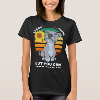 T-shirt Vous Pouvez Acheter Bonheur Pitbull Secourir Chien