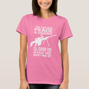 T-shirt Vous pouvez donner une chance à la paix...