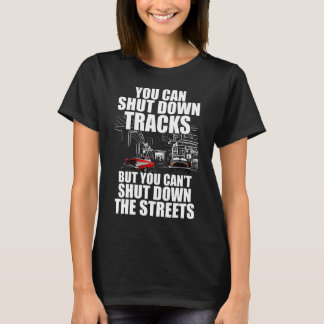 T-shirt Vous pouvez éteindre les traces mais vous ne pouve