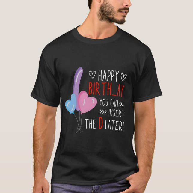 T-shirt Vous Pouvez Insérer Le D Plus Tard Drôle Son Mari  (Devant)
