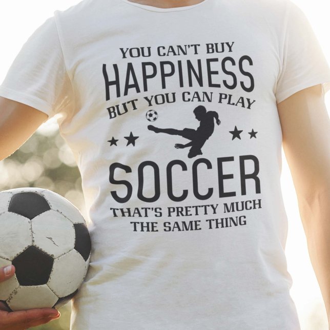 T-shirt Vous Pouvez Jouer Au Football (soccer shirt)