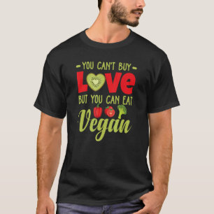 T-shirt Vous Pouvez Manger Vegan Cute Vegas Légumes
