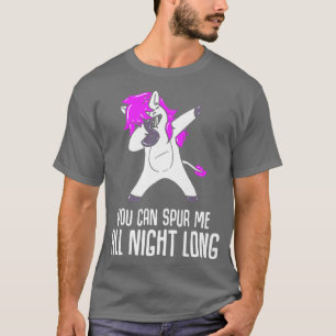 T-shirt Vous pouvez me stimuler toute la nuit à cheval équ
