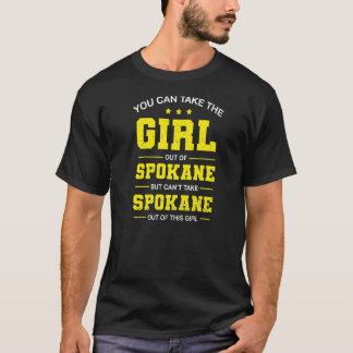 T-shirt Vous Pouvez Sortir La Fille De Spokane Washington 