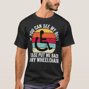 T-shirt Vous Pouvez Voir Mon Handicap En Fauteuil Roulant