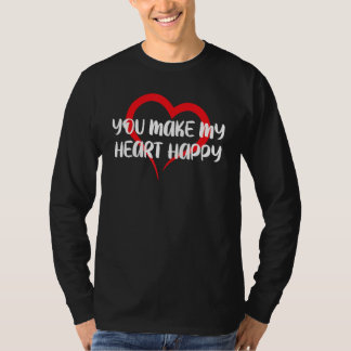 T-shirt Vous Rendez Mon Cœur Heureux Enfants Saint Valenti