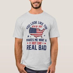 T-shirt Vous ressemblez à l'Humour 4 juillet Hommes Femmes