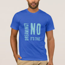 Vous rêvez ? No Light Blue Modern Words Art Expres