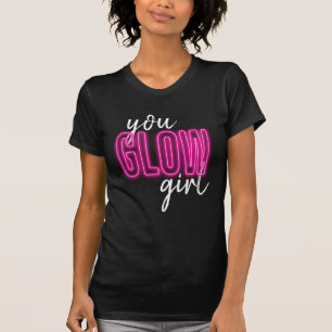 T-shirt Vous rougeoyez chemise rose du Jersey de fille