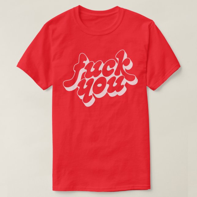 T-shirt Vous Rude Typographie Citation Conception 1 (Design devant)