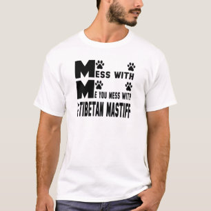 T-shirt Vous salissez avec mon mastiff tibétain
