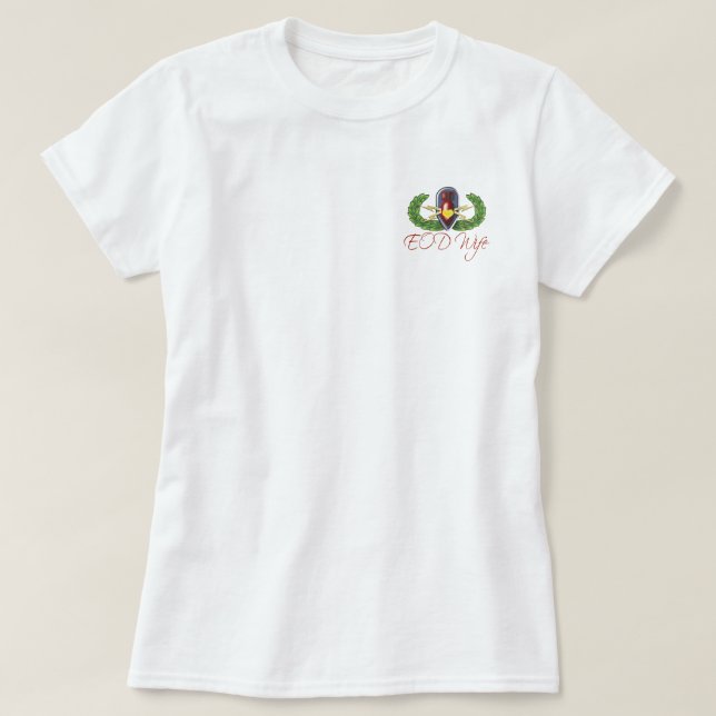 T-shirt Vous savez que vous êtes une épouse d'EOD si… (Design devant)