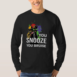 T-shirt Vous Snooze Vous Bruise Paintball Awesome Paintbal
