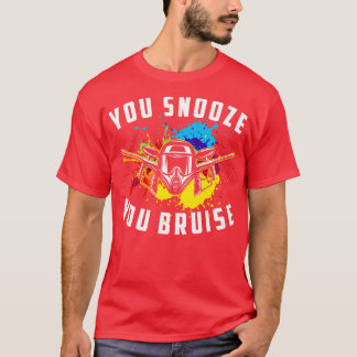 T-shirt Vous Snooze Vous Bruit Paintball