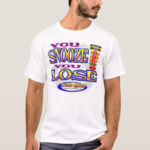 T-shirt Vous sommeillez vous perdez emballer l'habillement