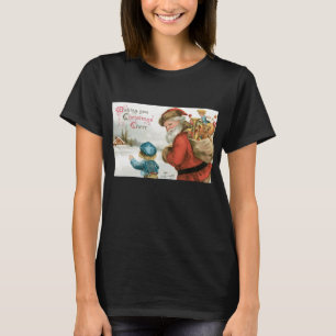 T-shirt Vous souhaitant la joie de Noël par Ellen Clapsadd
