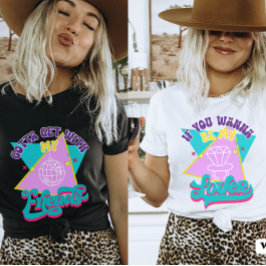 T-shirt Vous voulez être mon amoureux Drôle Retro 90s Bach