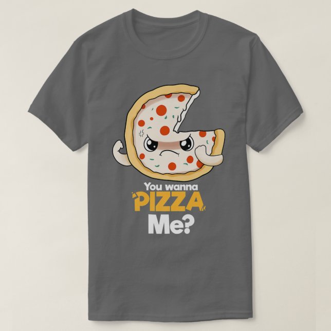 T-shirt Vous Voulez Pizza Me  (Design devant)