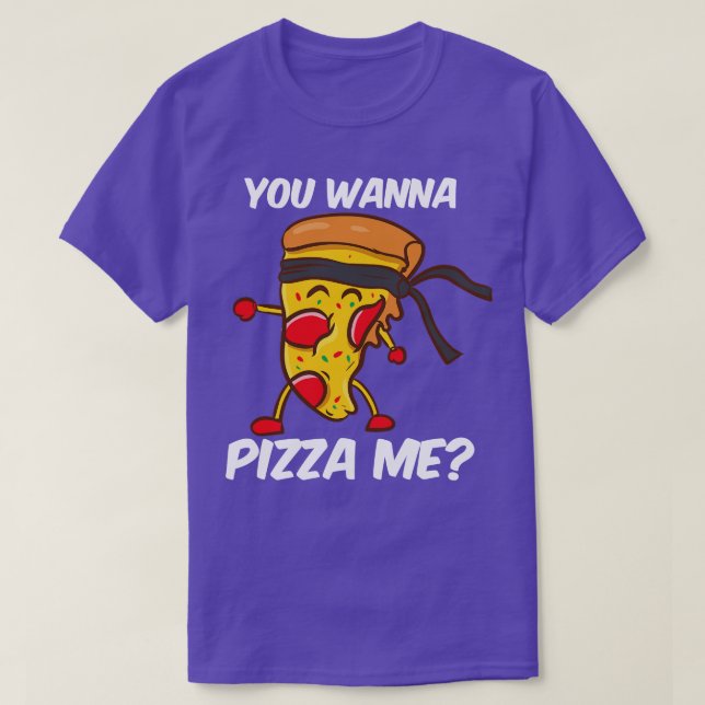 T-shirt Vous Voulez Pizza Me (Design devant)