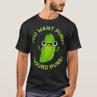 T-shirt Vous Voulez Puns I Gourd Puns Cute Veggie Pun