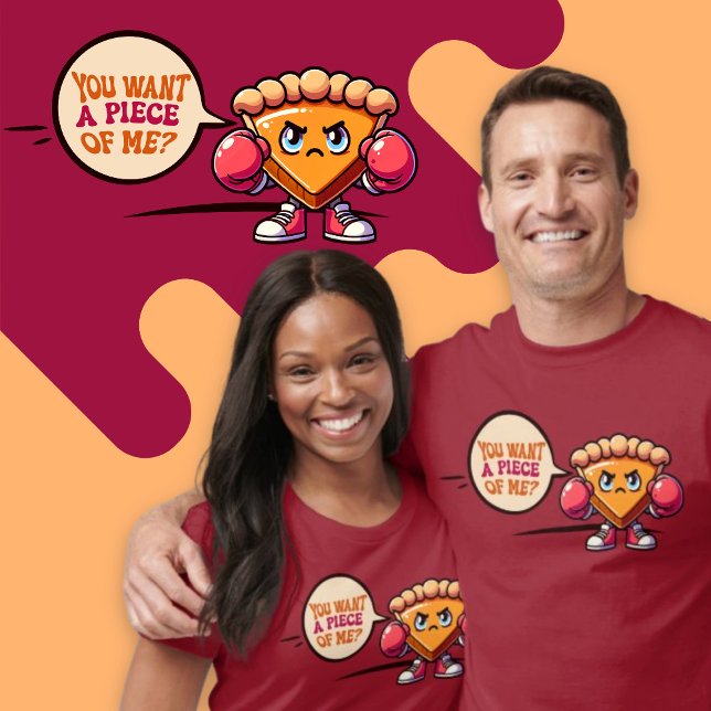 T-shirt Vous voulez un morceau de moi Citrouille tarte drô (You Want a Piece of Me Pumpkin Pie Funny Cute Pun T-Shirt)