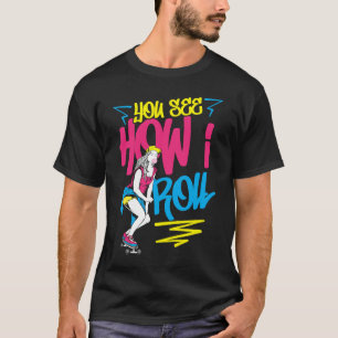 T-shirt Vous voyez comment I Skater Vibes Skateboard Retro