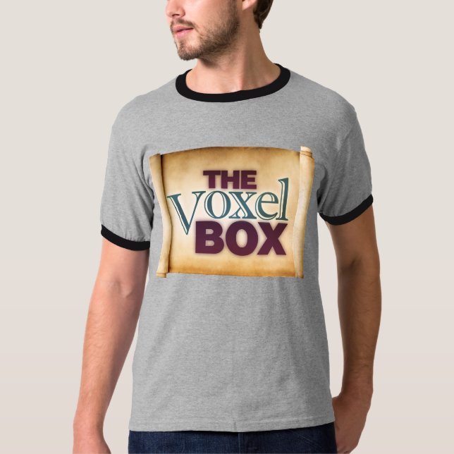 T-shirt VoxelShirt - le logo de rouleau de VoxelBox (Devant)