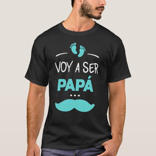 T-shirt Voy a ser papa (Devant)