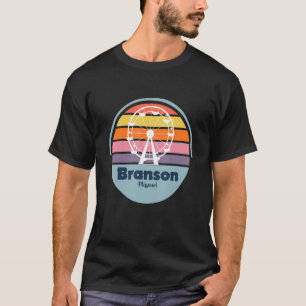 T-shirt Voyage À Branson Vacances En Missouri Randonnée Ca