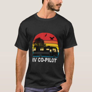 T-shirt Voyage à domicile pour Camg Co-Pilote Rv
