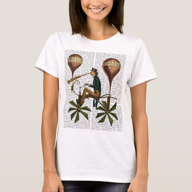 T-shirt Voyage A La Lune Hot Air Balloon (Devant)