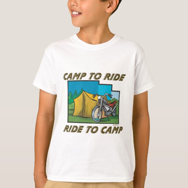 T-shirt Voyage au camp (Devant)