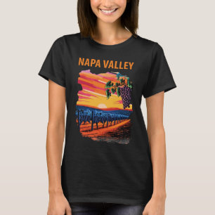 T-shirt Voyage au vignoble de la vallée de Napa en Califor