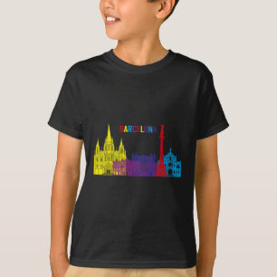 T-shirt Voyage Barcelone Espagne Europe Espagnol Vacances