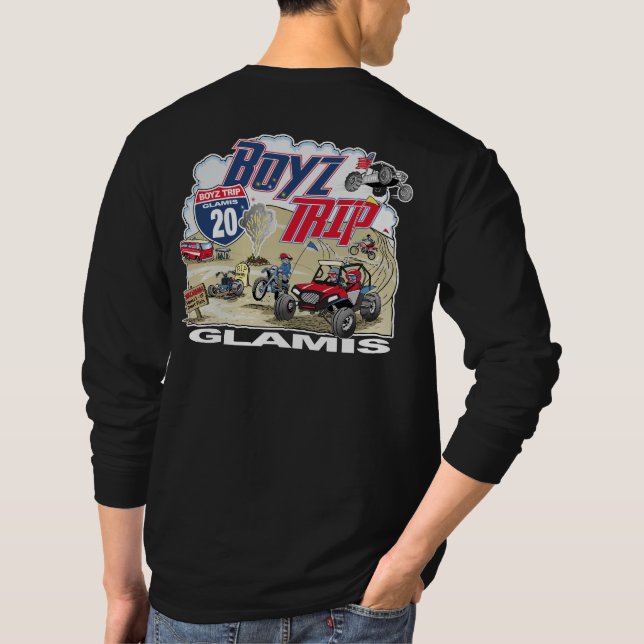 T-shirt Voyage Boyz 2020 Manches longues noires révisées (Dos)