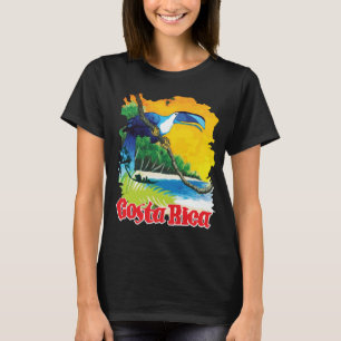 T-shirt Voyage Costa Rica Toucan Jungle Verte