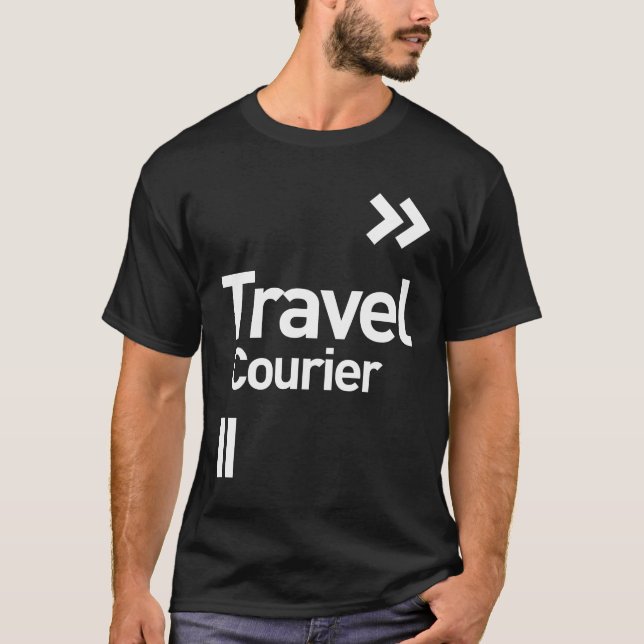 T-shirt Voyage Courrier Cadeau Funny Titre du travail Prof (Devant)