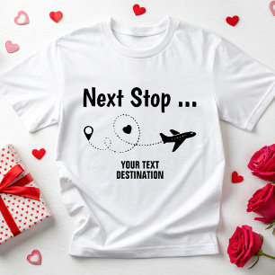 T-shirt Voyage d'anniversaire personnalisé Voyage entre fi