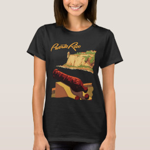 T-shirt Voyage dans la Forteresse Côtière de Porto Rico