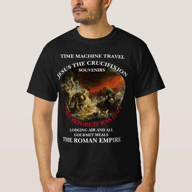 T-SHIRT VOYAGE DANS LA MACHINE À TEMPS JÉSUS LA CRUCIFIXIO (Devant)