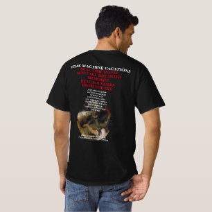T-SHIRT VOYAGE DANS LE TEMPS MACHINE LONDRES MORT NOIRE PE